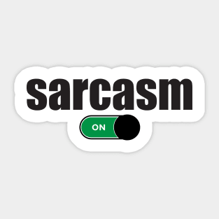 Sarcasm On Sticker